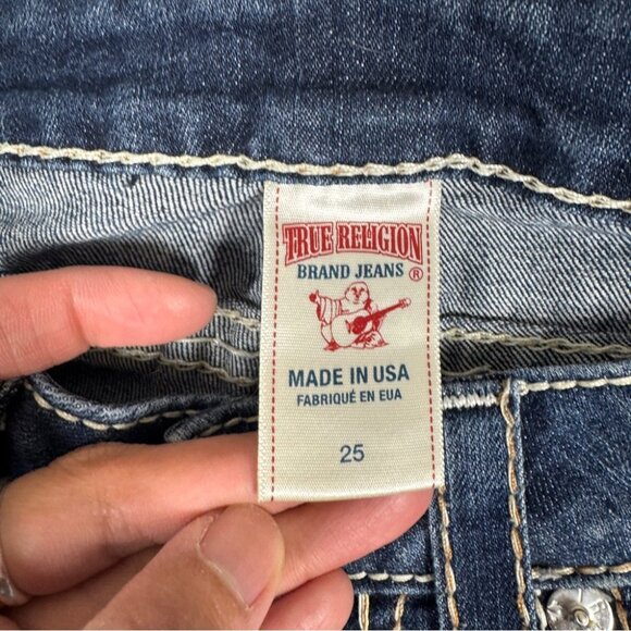 True Religion Blue Straight Leg Jeans - Picture 10 of 14